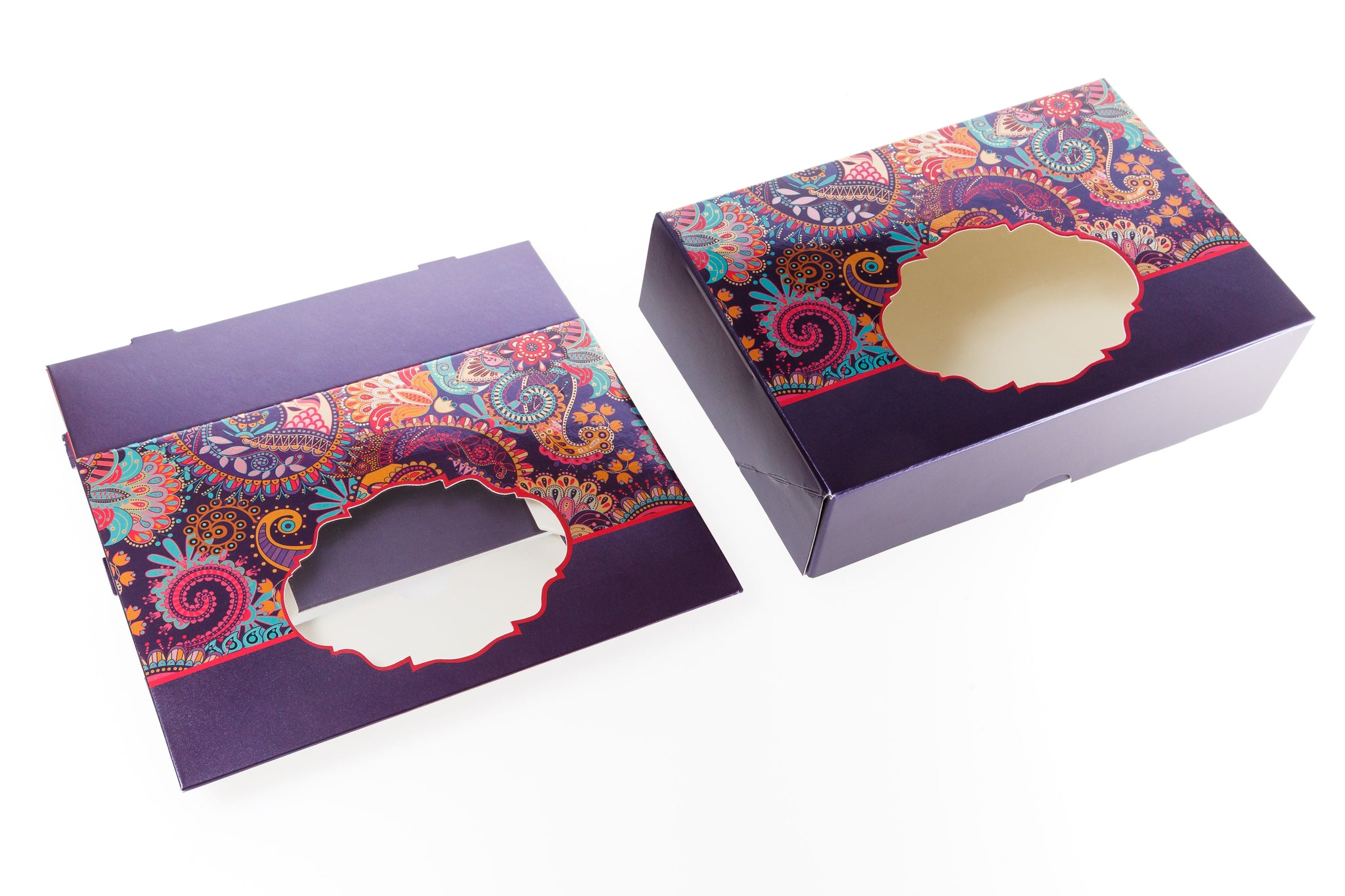 Printed Sweet Box - Purple Window