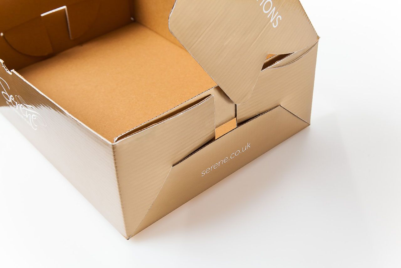 Shop corrugated cardboard boxes -  custom printed boxes uk